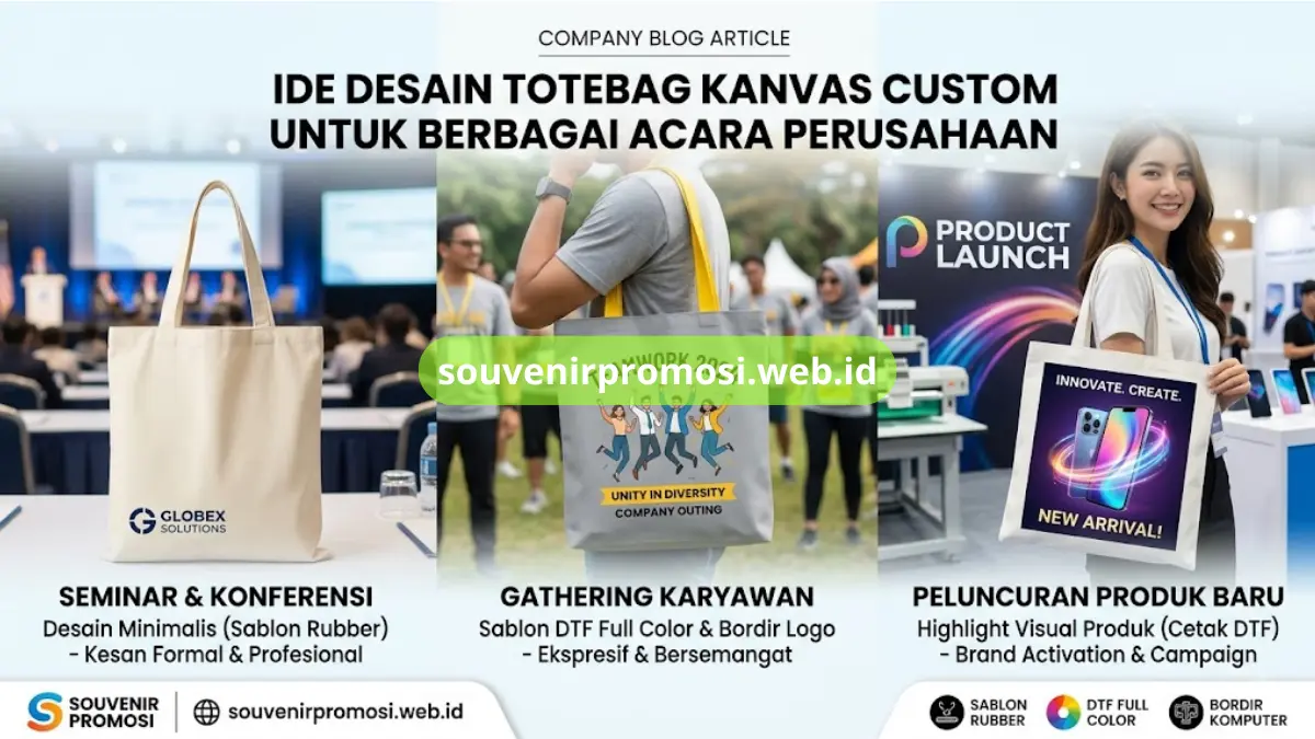 Katalog Totebag Kanvas Custom Corporate Series