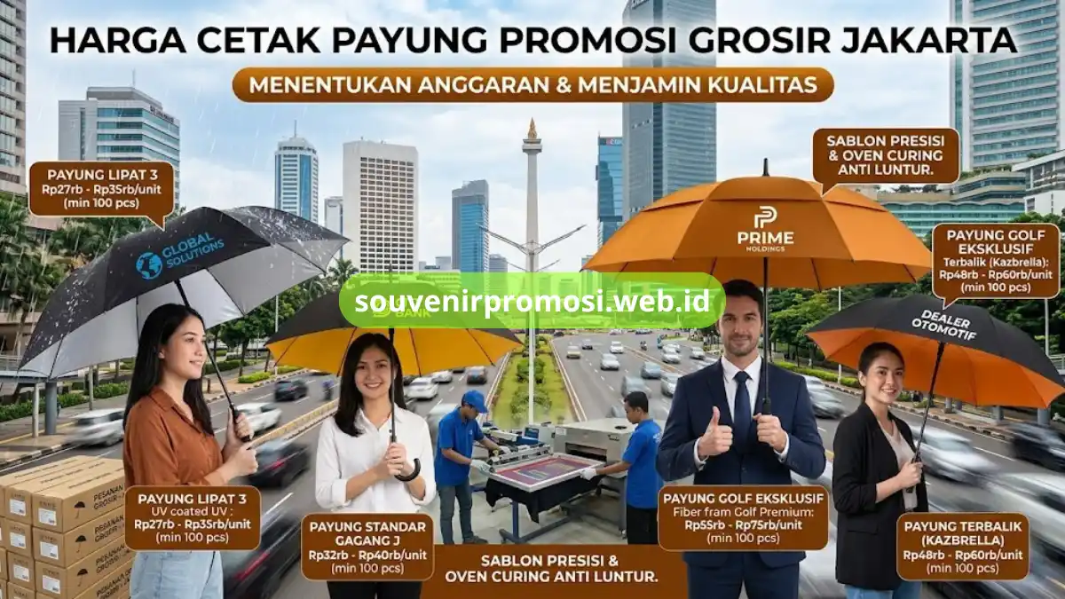 Berapa Harga Cetak Payung Promosi Grosir Murah di Jakarta?