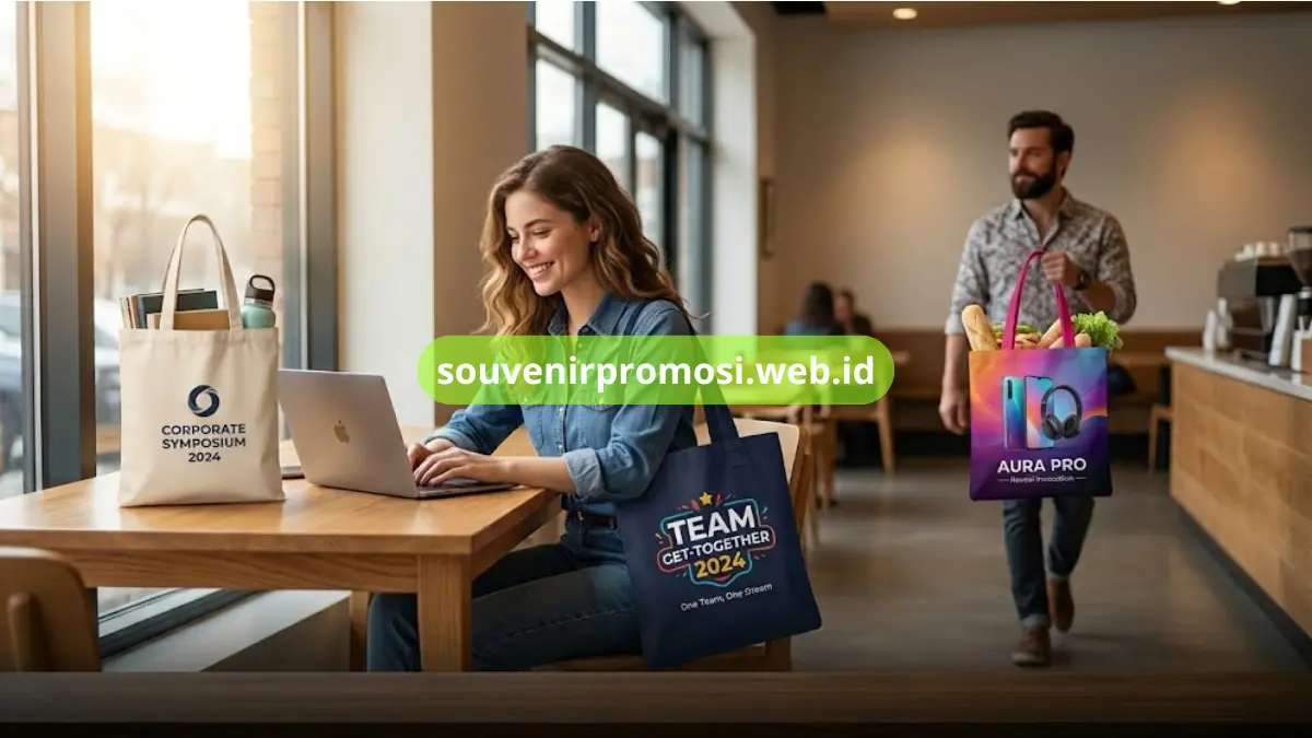 Desain Totebag Kanvas Custom Acara Perusahaan