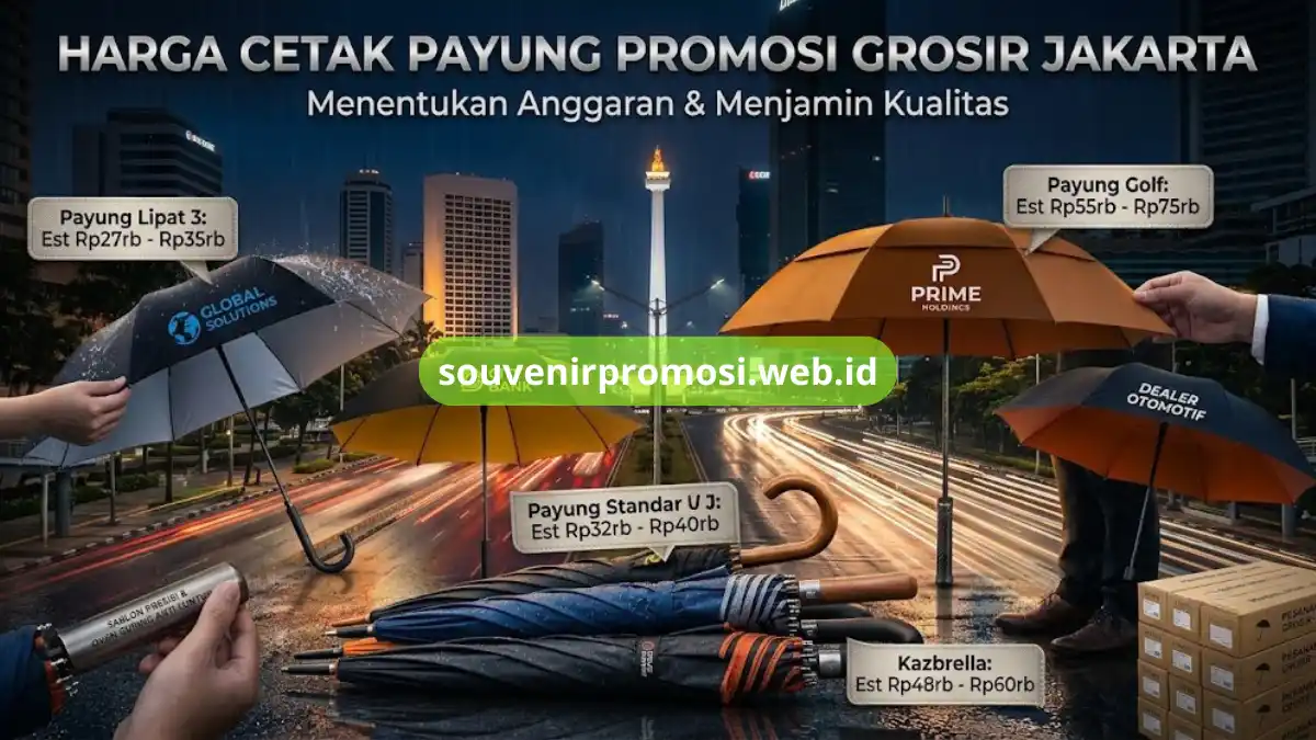 Estimasi Biaya Custom Payung Promosi Murah Jakarta