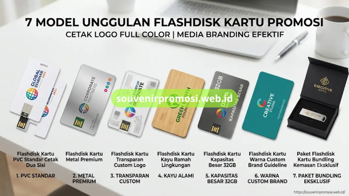 7 Souvenir Promosi Flashdisk Kartu