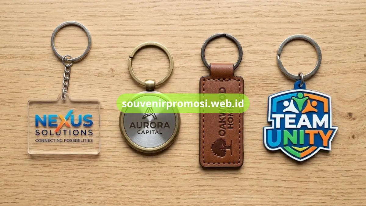 Spesifikasi Bahan Gantungan Kunci Promosi untuk Kebutuhan Korporat