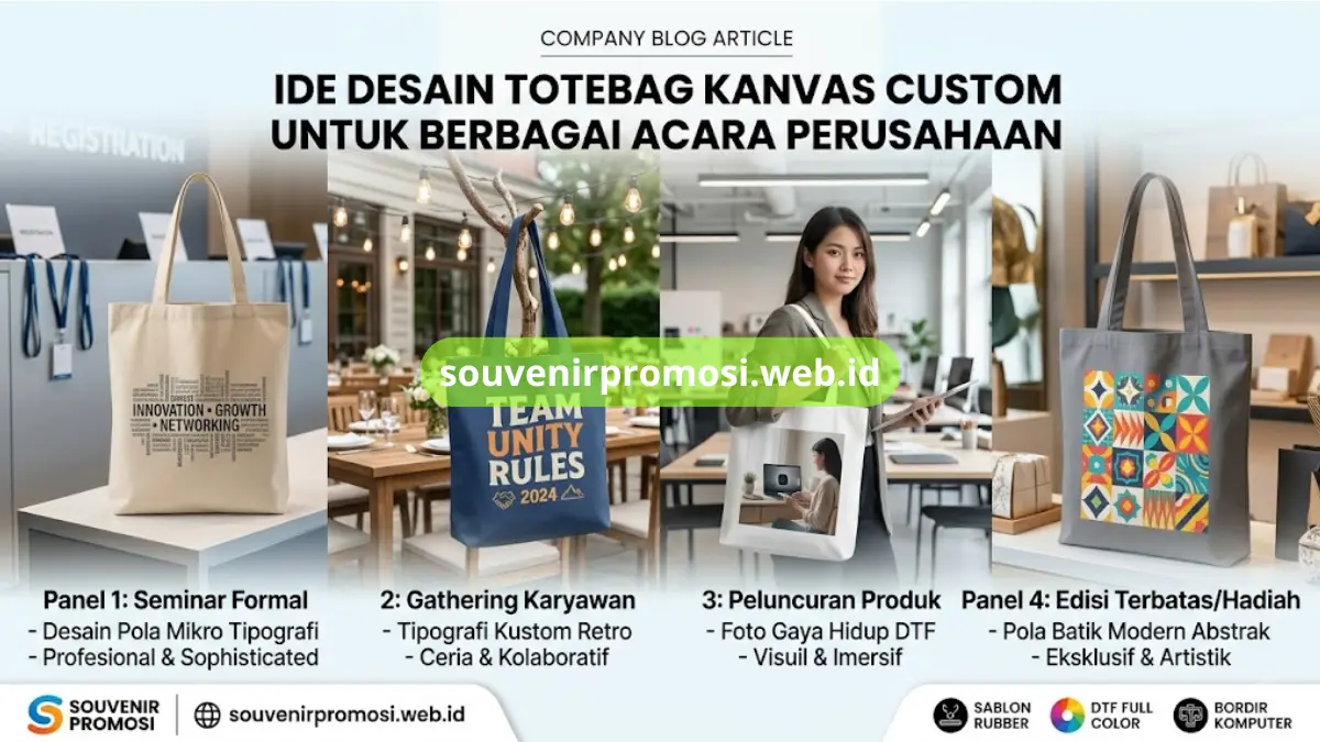 Ide Desain Totebag Kanvas Custom