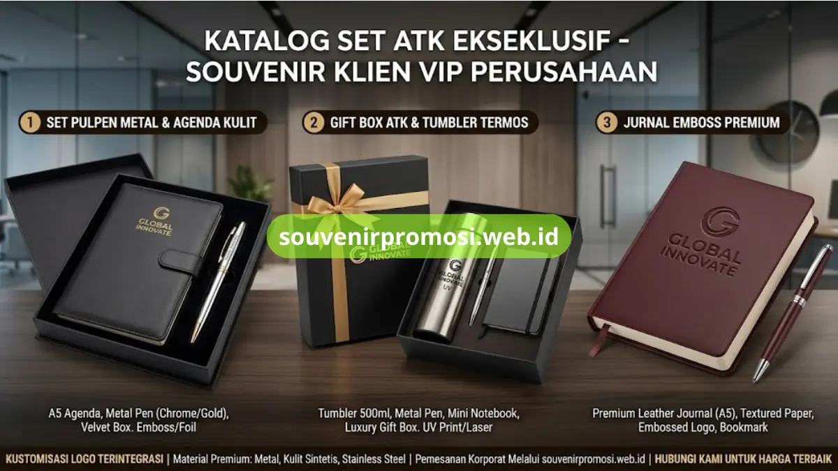 Katalog Set ATK Eksklusif Souvenir Klien VIP