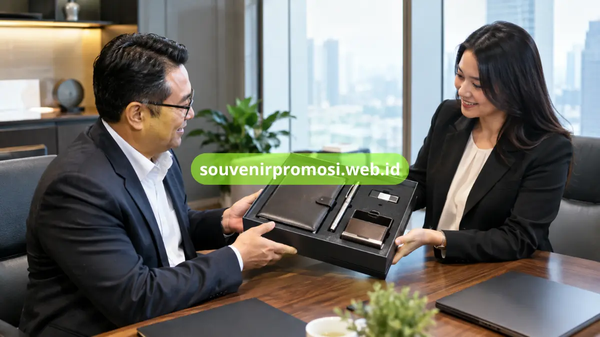 Pemberian Seminar Kit Eksklusif Perusahaan dengan Set ATK Premium