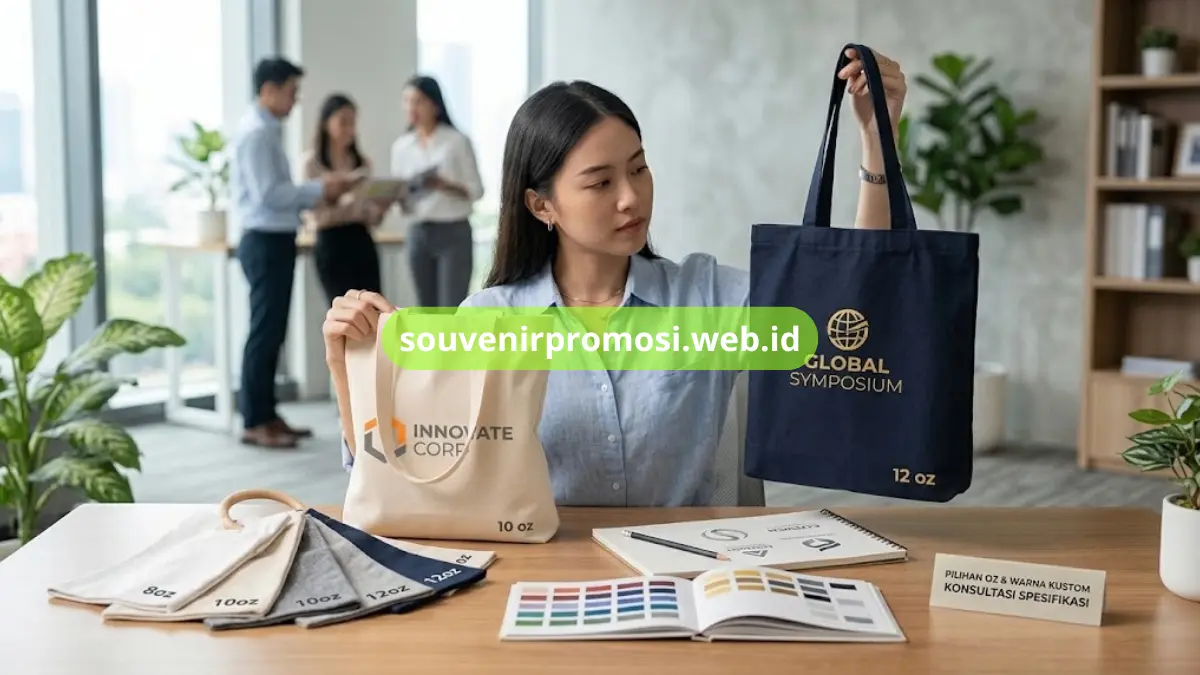 Perbandingan Bahan Tote Bag Kanvas 10oz dan 12oz
