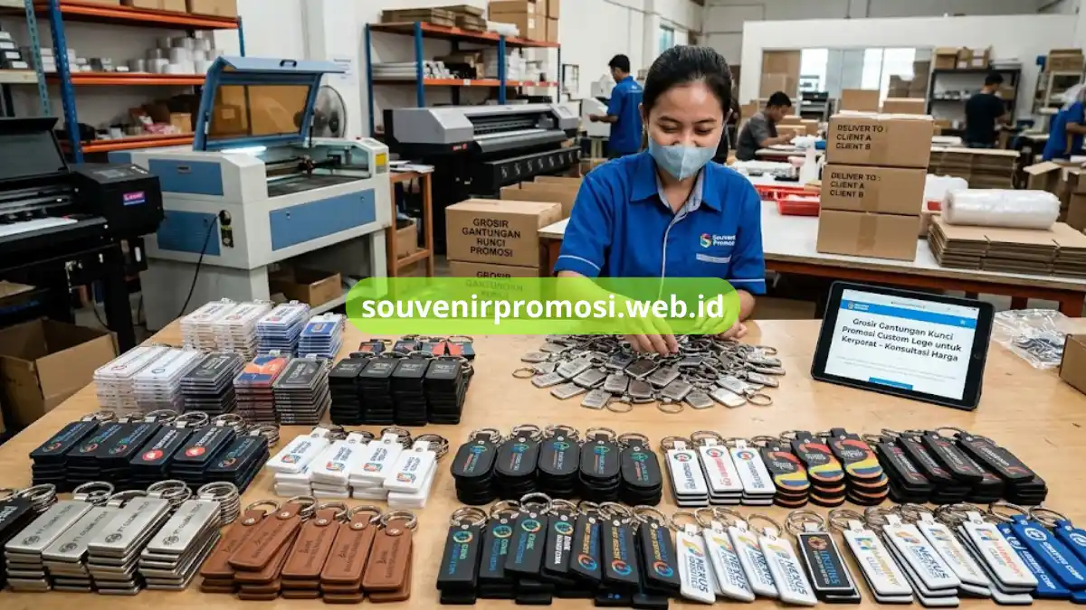 Harga Grosir Gantungan Kunci Promosi Custom Logo untuk Korporat