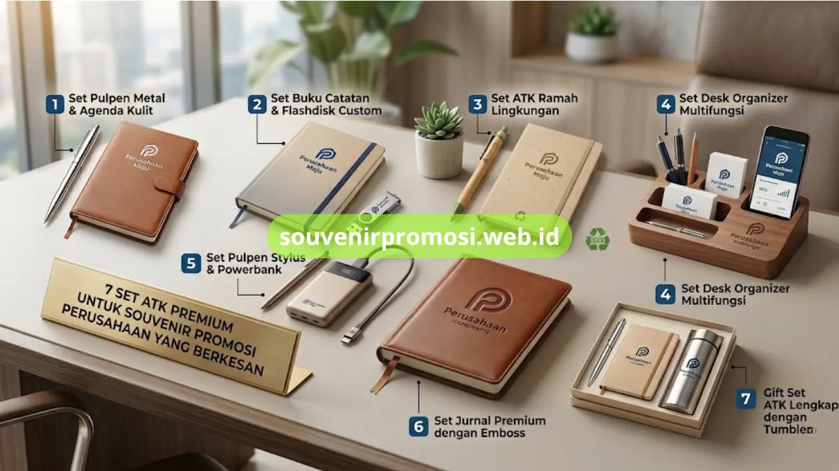 Set ATK Premium Souvenir Kantor Eksklusif