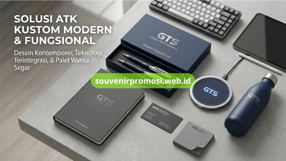 Inspirasi Desain Custom Set ATK untuk Branding Perusahaan