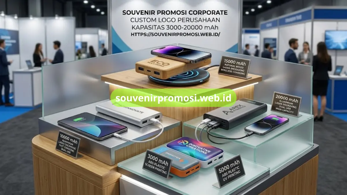 Souvenir Promosi Powerbank Exhibition