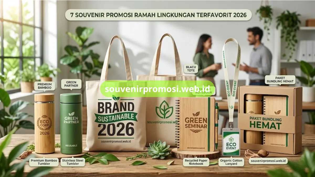 7 Souvenir Promosi Ramah Lingkungan Favorit untuk Branding Perusahaan di 2026