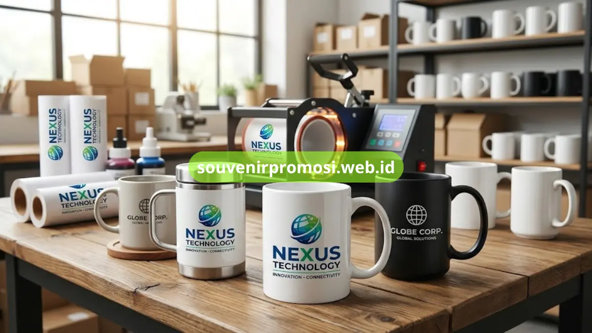 Spesifikasi dan Teknik Cetak Logo Mug Keramik untuk Souvenir Promosi