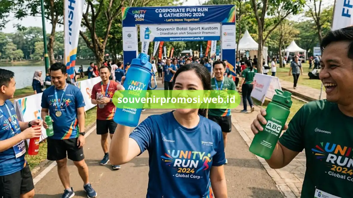 Sport Bottle Custom untuk Souvenir Event Perusahaan