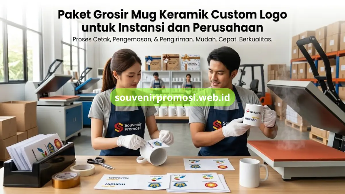 Tahapan Pemesanan Grosir Mug Keramik Custom Logo