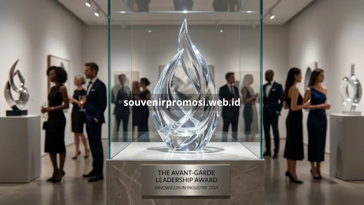 Trofi plakat kristal mewah di gala award