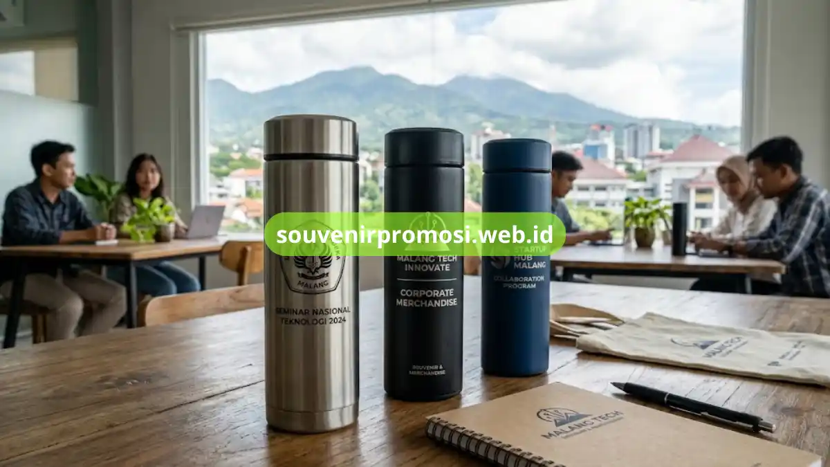 Tumbler Custom Korporat Malang untuk Souvenir dan Merchandise Kantor