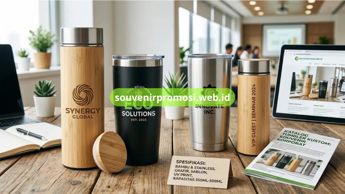 Tumbler Custom Ramah Lingkungan: Katalog dan Spesifikasi untuk Souvenir Korporat