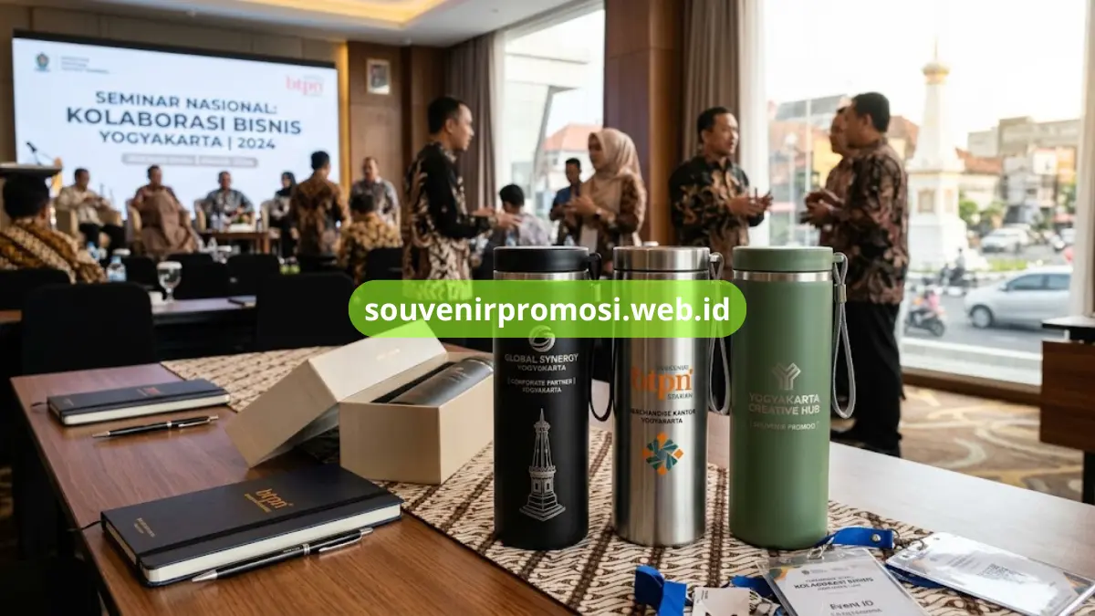 Tumbler Custom Korporat Yogyakarta untuk Souvenir dan Merchandise Kantor