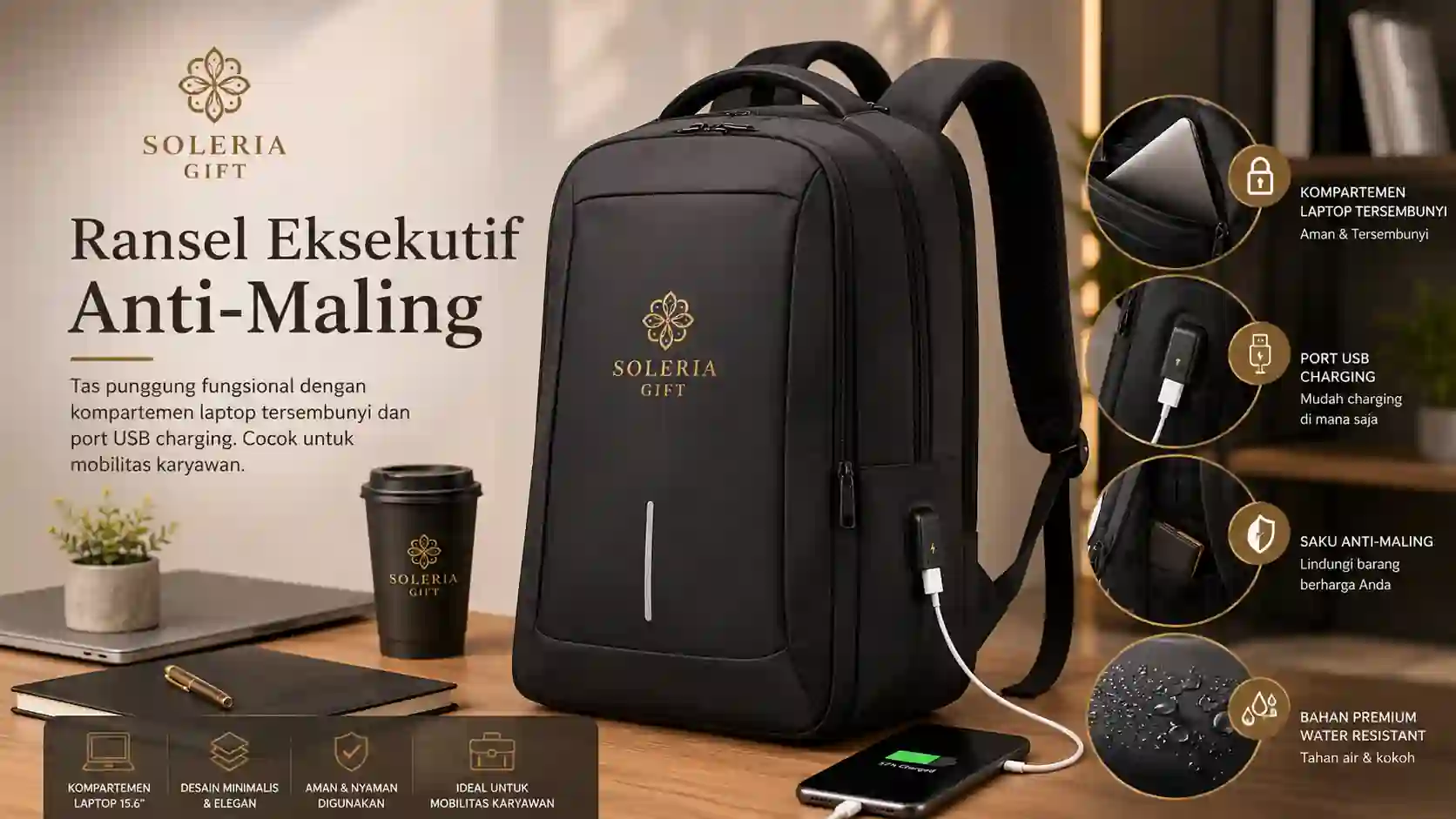 Tas Ransel Laptop
